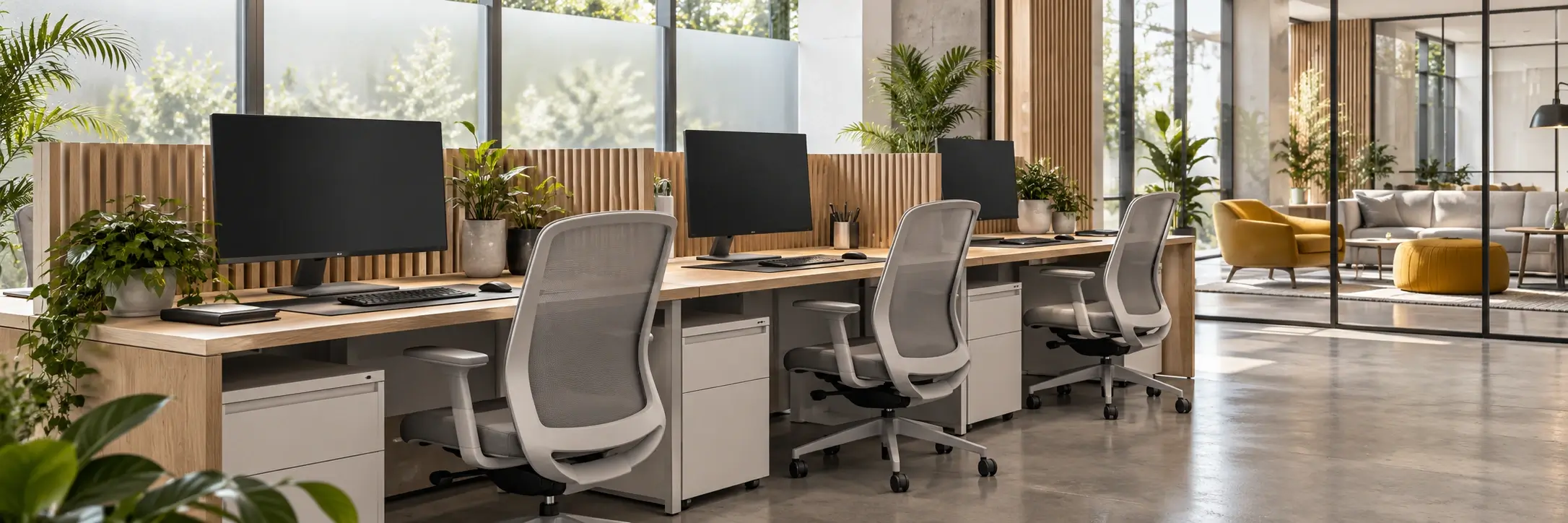 Concept illustration of a hypothetical creative studio workspace